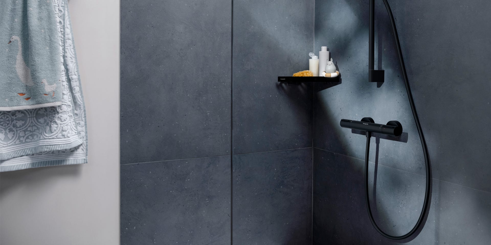 Hansgrohe Ecostat Duschventil – 2 Griffe, Druckausgleichend, Gebürstete Bronze, Mit Umsteller